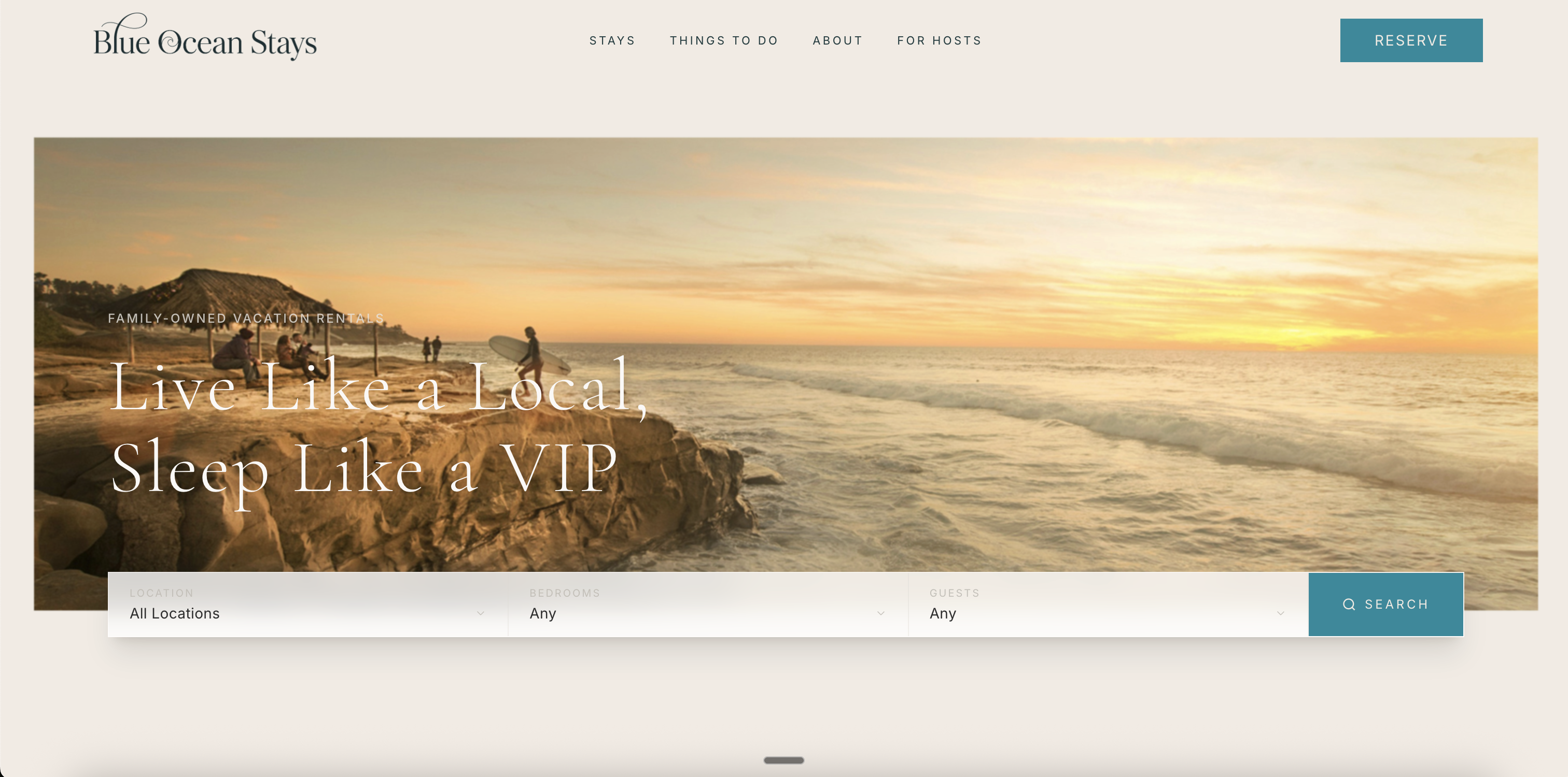 Direct booking site we built for Dan & Becky